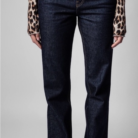 BNWT Zadig & Voltaire Denim Poete Bootcut Flare Jeans in Brut -Size 29